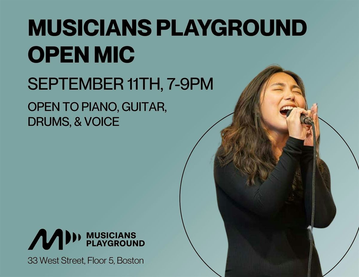 Musicians Playground September Open Mic Performance