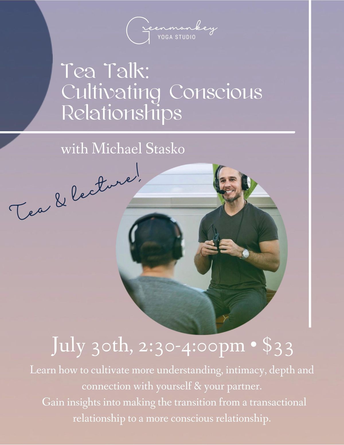 Tea Talk; Cultivating Conscious Relationships