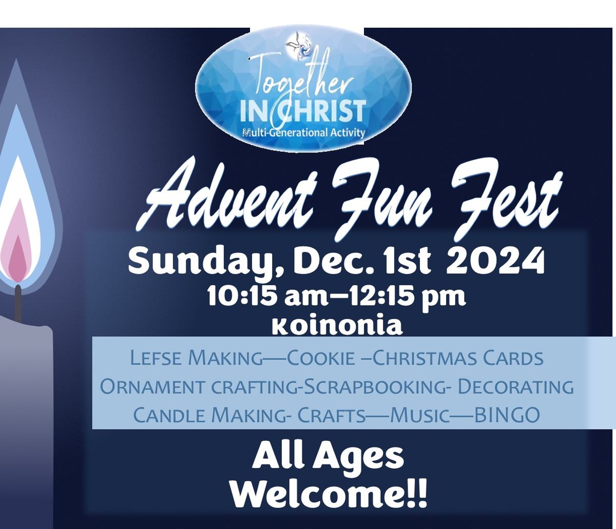 Advent Fest at First Lutheran Church 