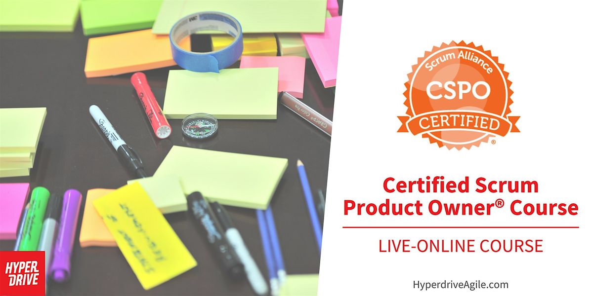 Certified Scrum Product Owner\u00ae (CSPO) Live-Online Course (Central Time)