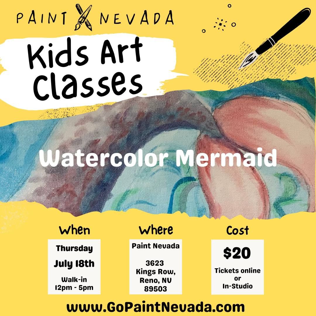 Watercolor Mermaid Class