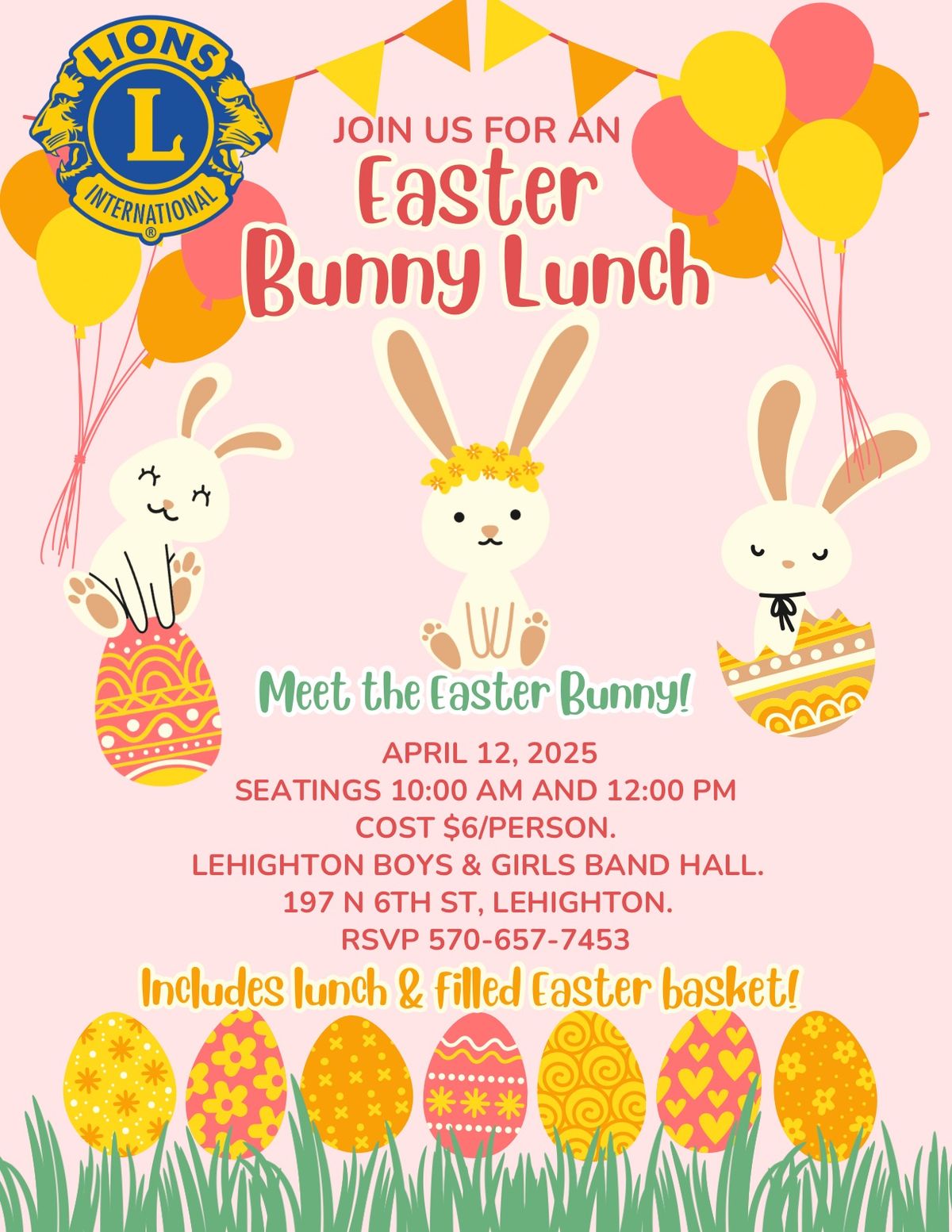 Easter Bunny Lunch