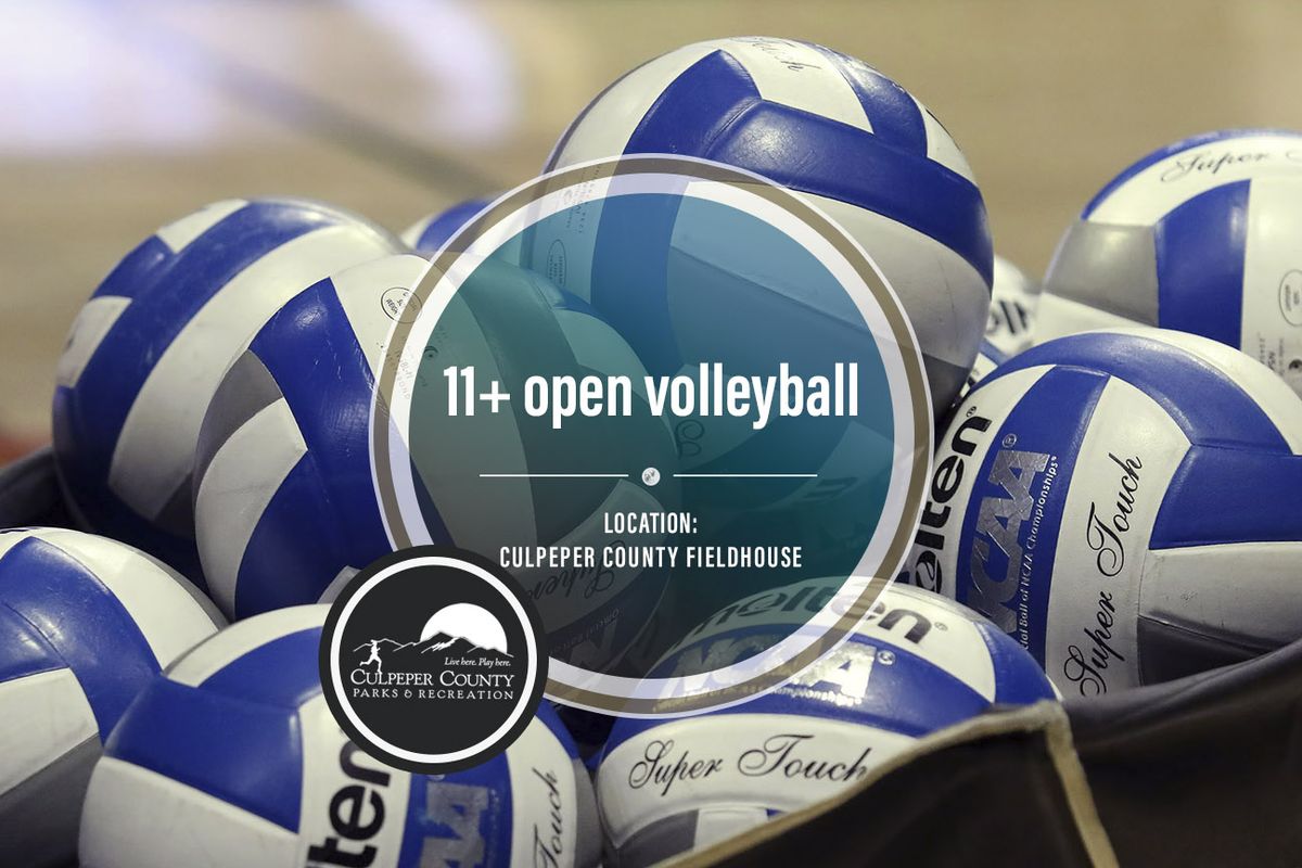 11+ Open Volleyball (Culpeper County Fieldhouse) 