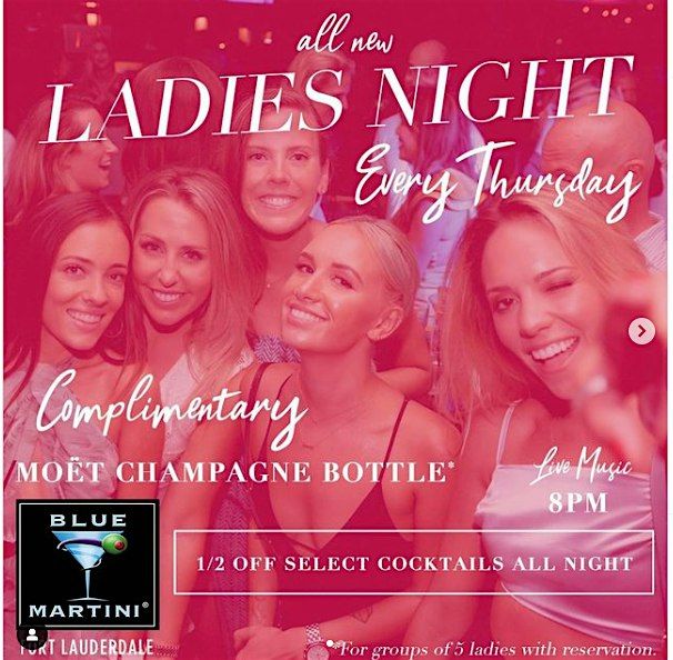 Ladies and Latin Night Every Thursday