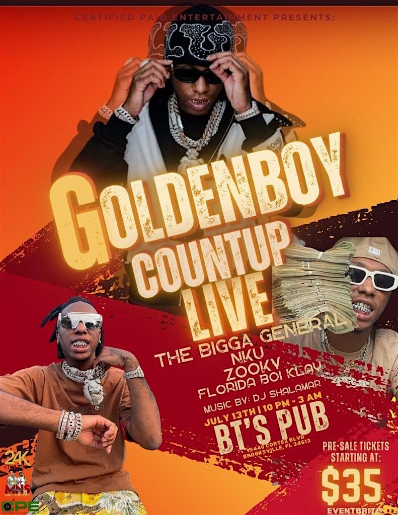 GOLDENBOY COUNTUP LIVE!