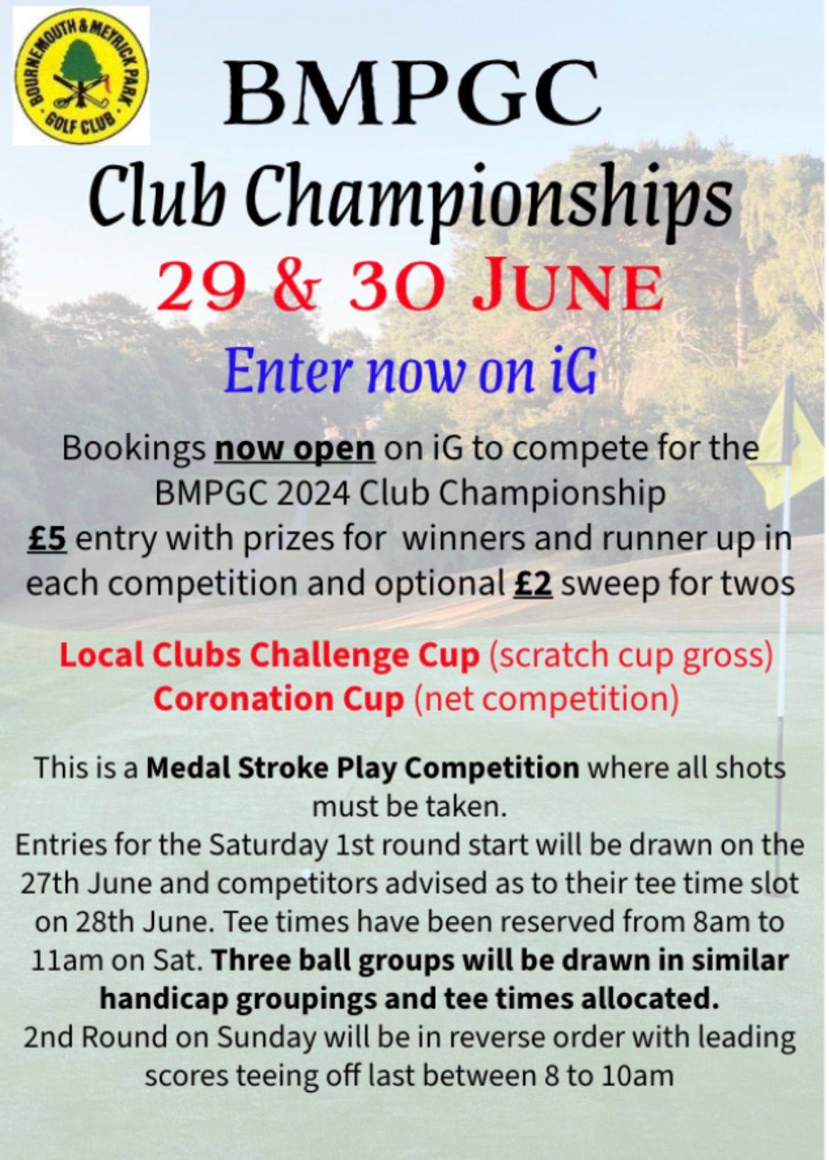 BMPGC CLUB CHAMPIONSHIPS