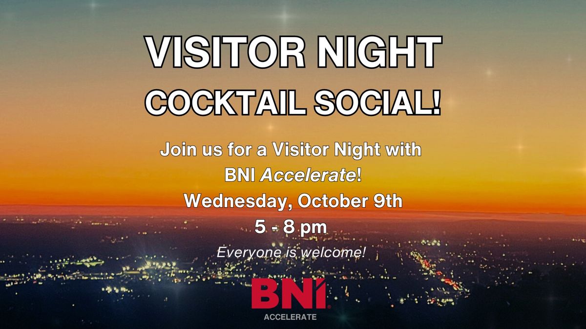 Visitor NIGHT Cocktail Social