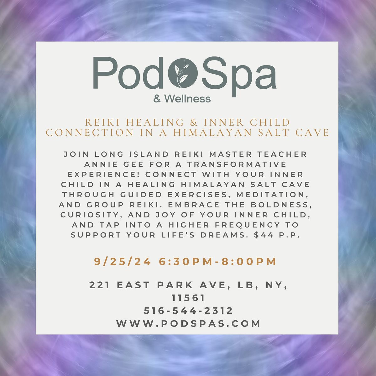 Reiki Healing & Inner Child Connection in a Himalayan Salt Cave