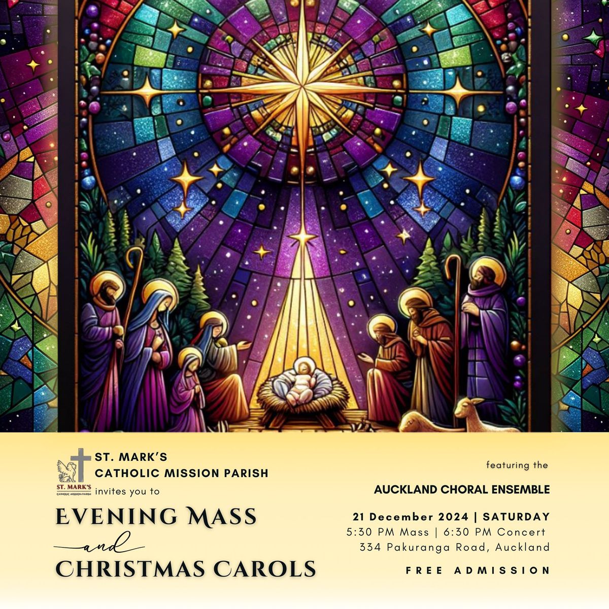 Evening Mass and Christmas Carols 