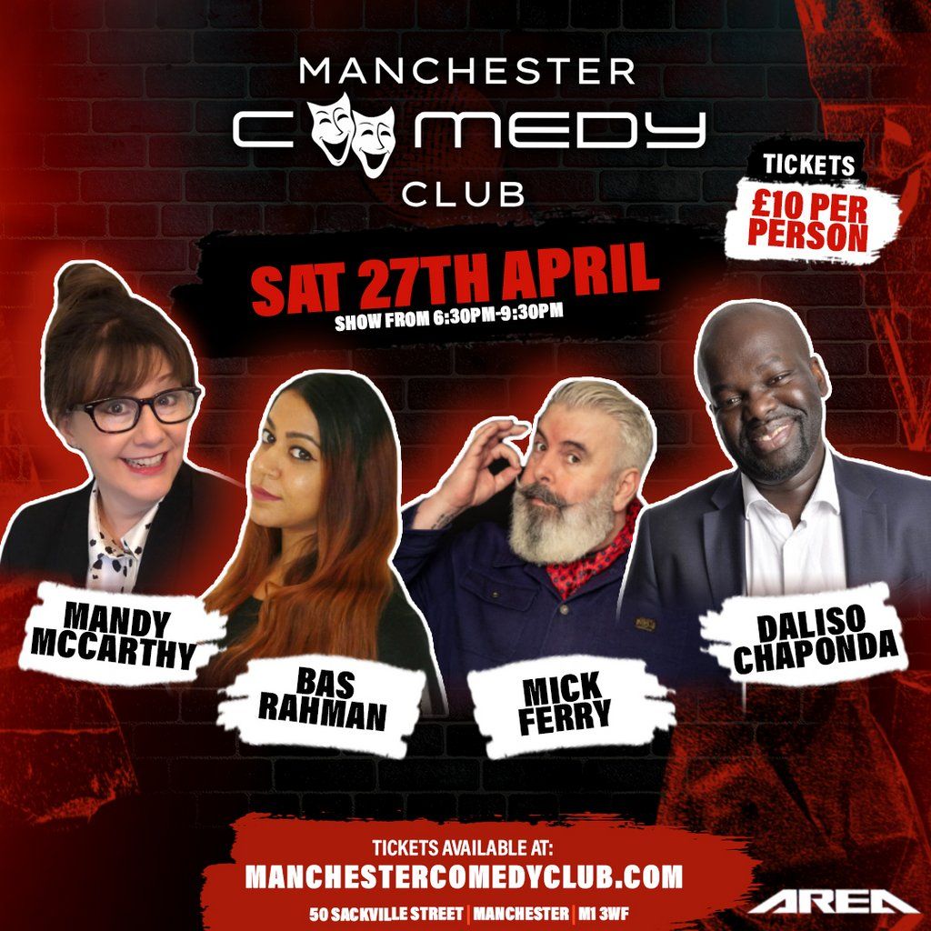 Manchester Comedy Club Live with Daliso Chaponda + Guests