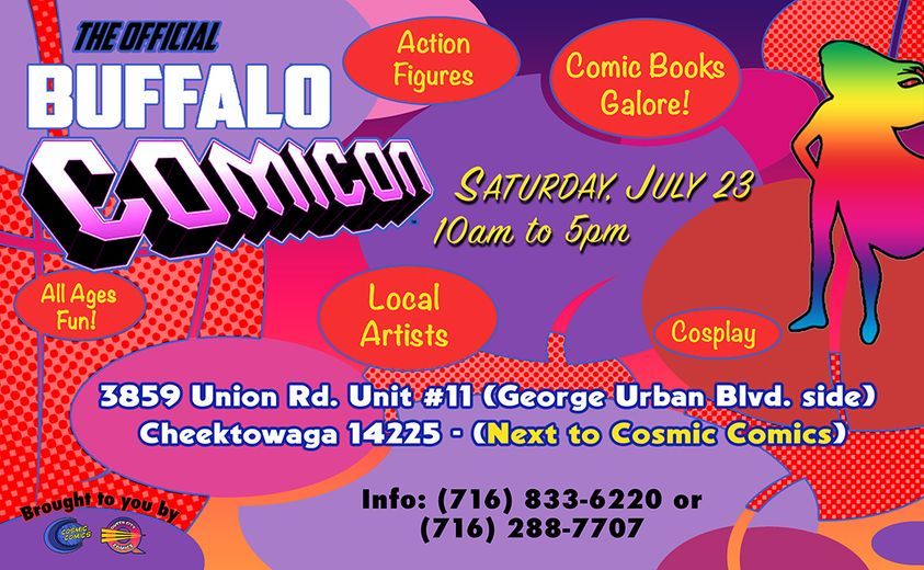Espresso Your Art at Buffalo Comic Con, Cosmic Comics & Collectibles