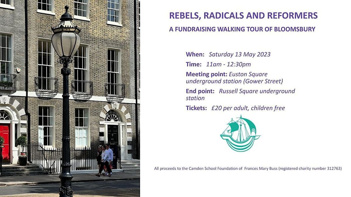 Fundraising Guided Bloomsbury Tour