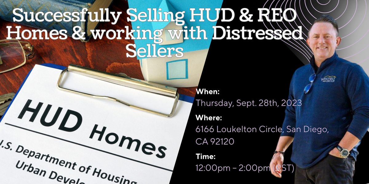 LIVE Lunch & Learn ~ Successfully Selling HUD & REO Homes