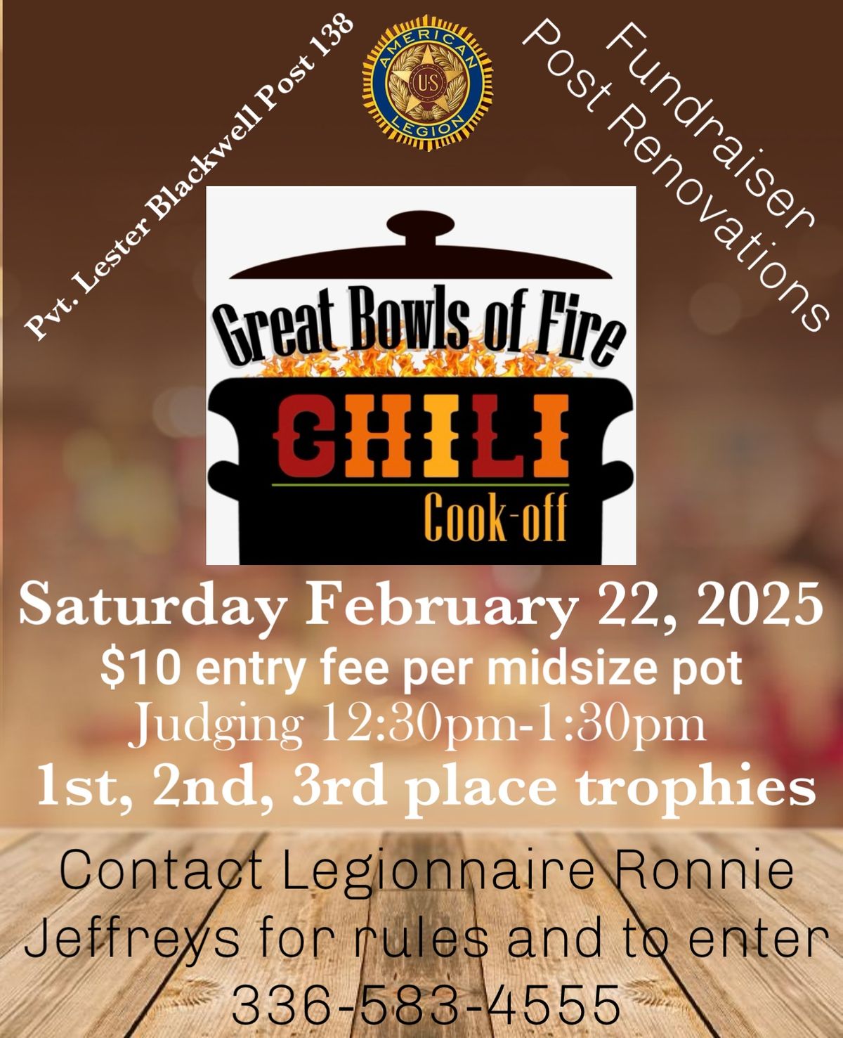 Great Bowls of Fire Chili Cook Off Fundraiser