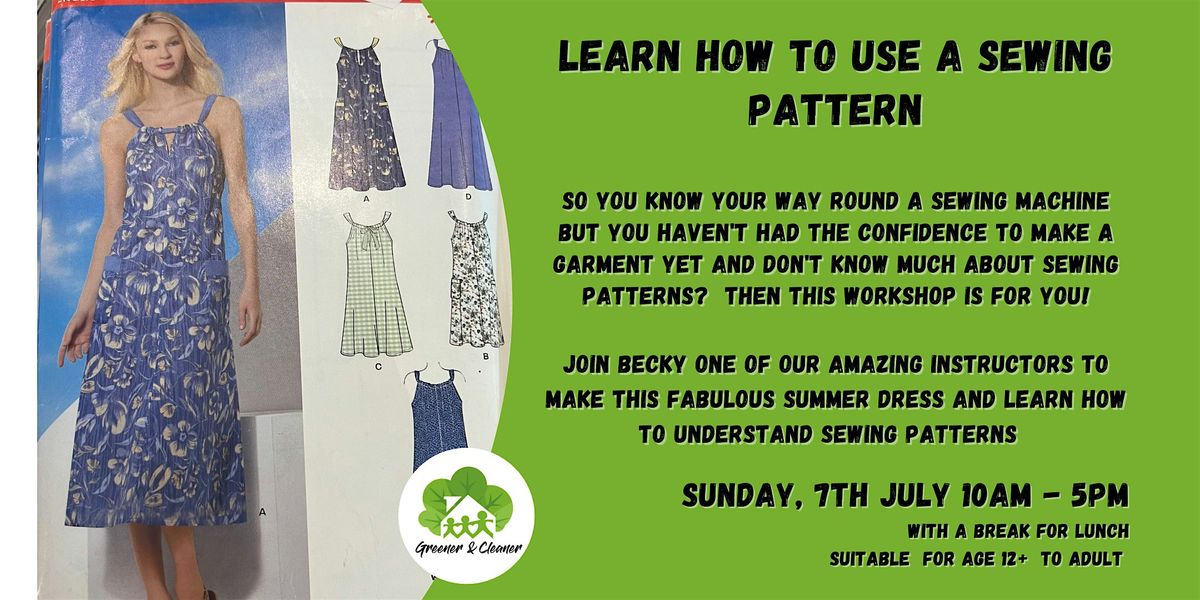 Learn to use a Sewing Pattern