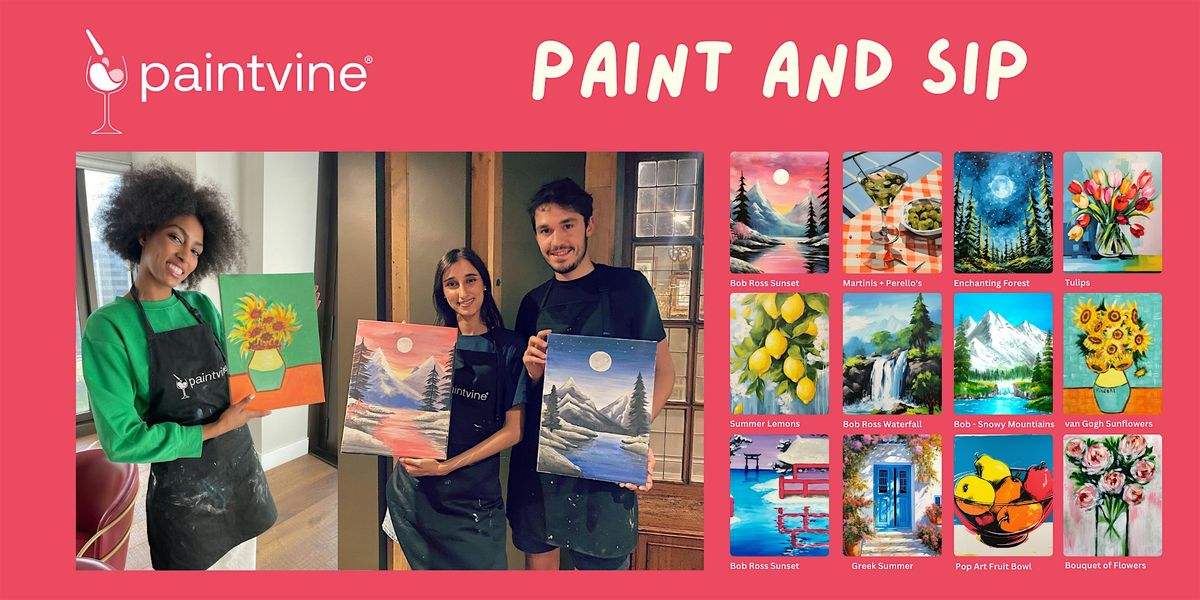 Paint and Sip - Bob Ross Sunset | Deansgate Locks