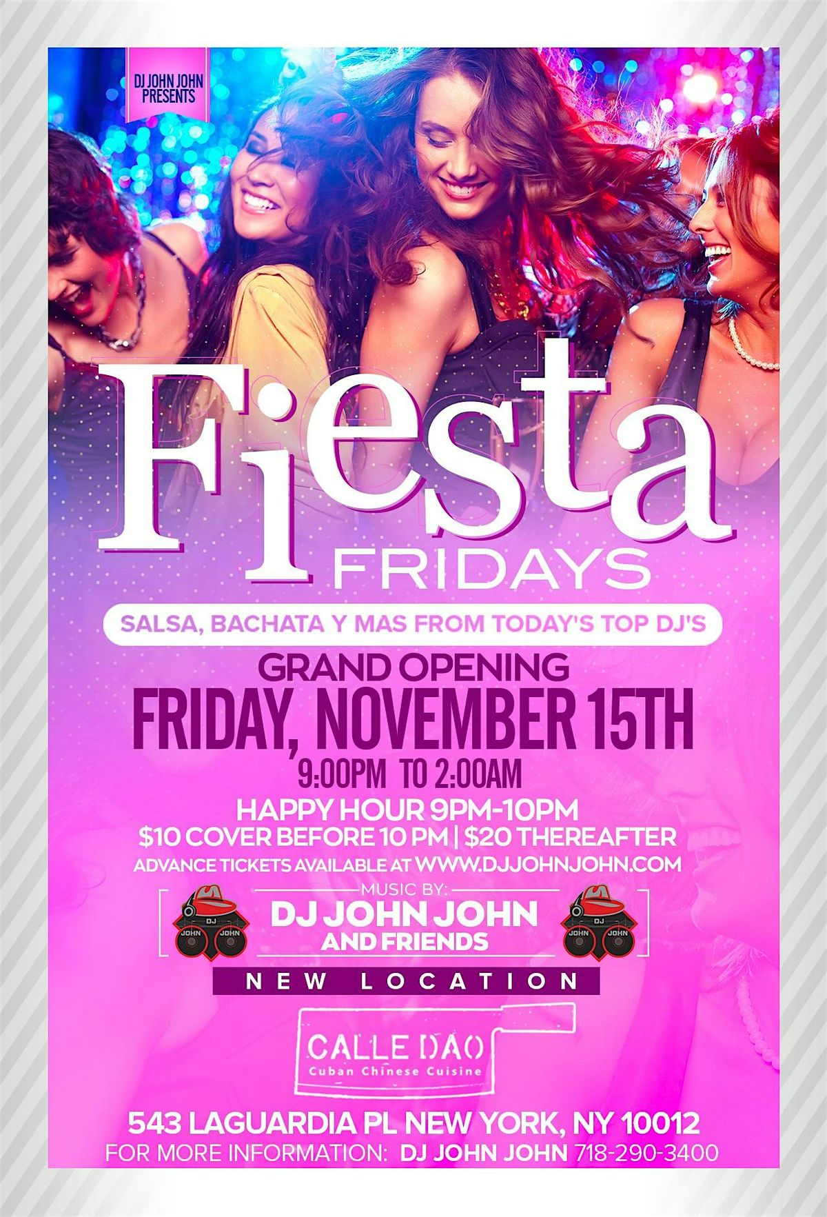 FIESTA Fridays at Calle DAO (Downtown) | Grand Opening Nov 15th