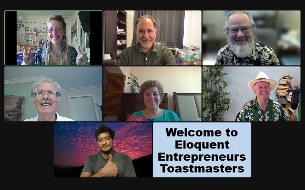 Eloquent Entrepreneurs Toastmaster Meeting(s)