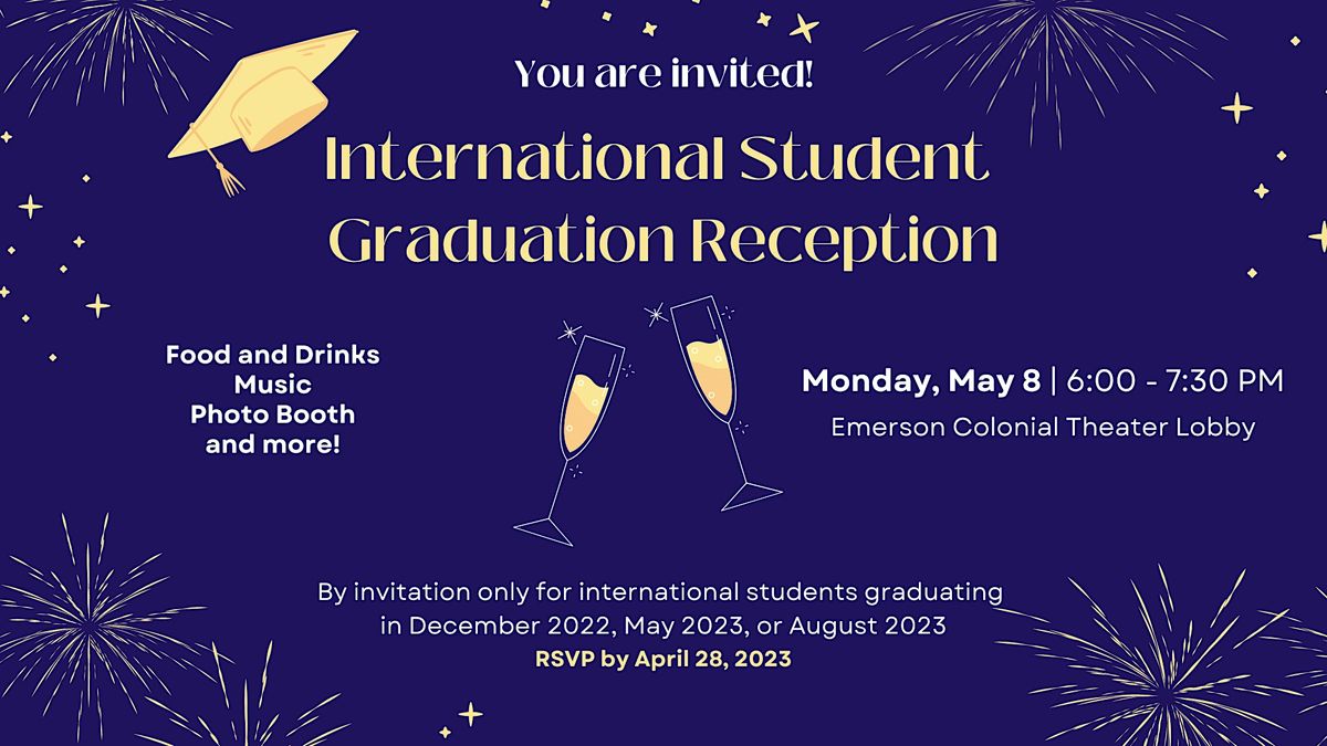 International Student Graduation Reception