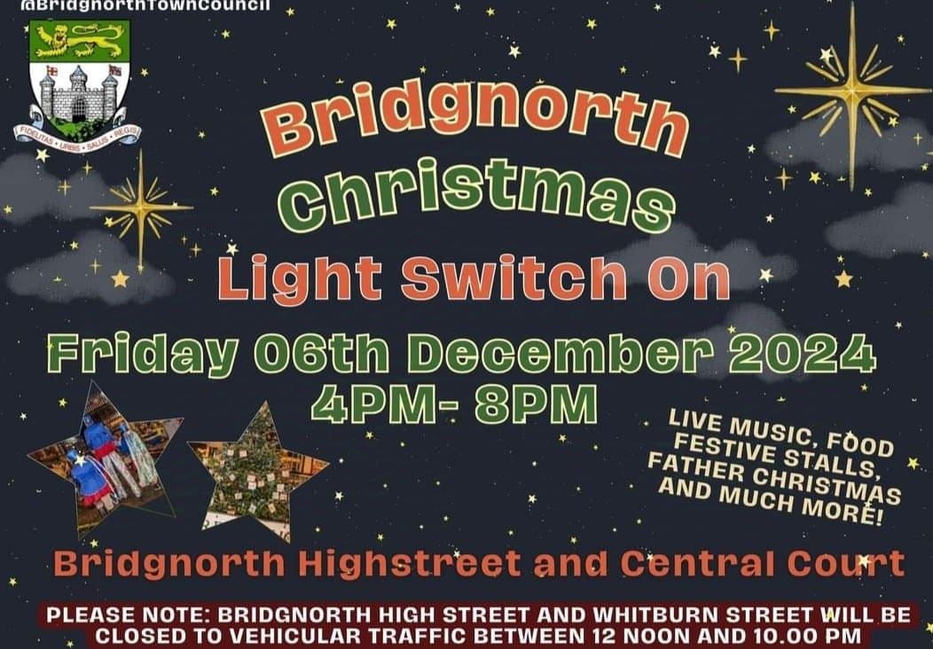 Bridgnorth Christmas Lights Switch On