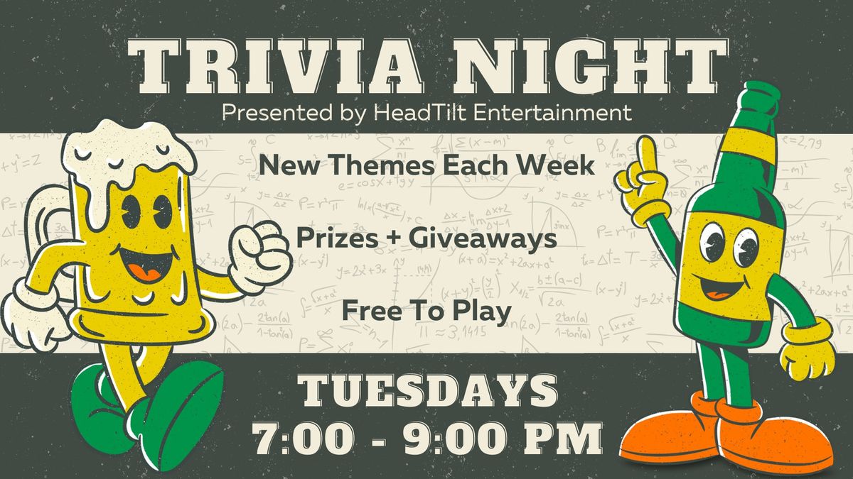 Tuesday Trivia at The Brass Tap