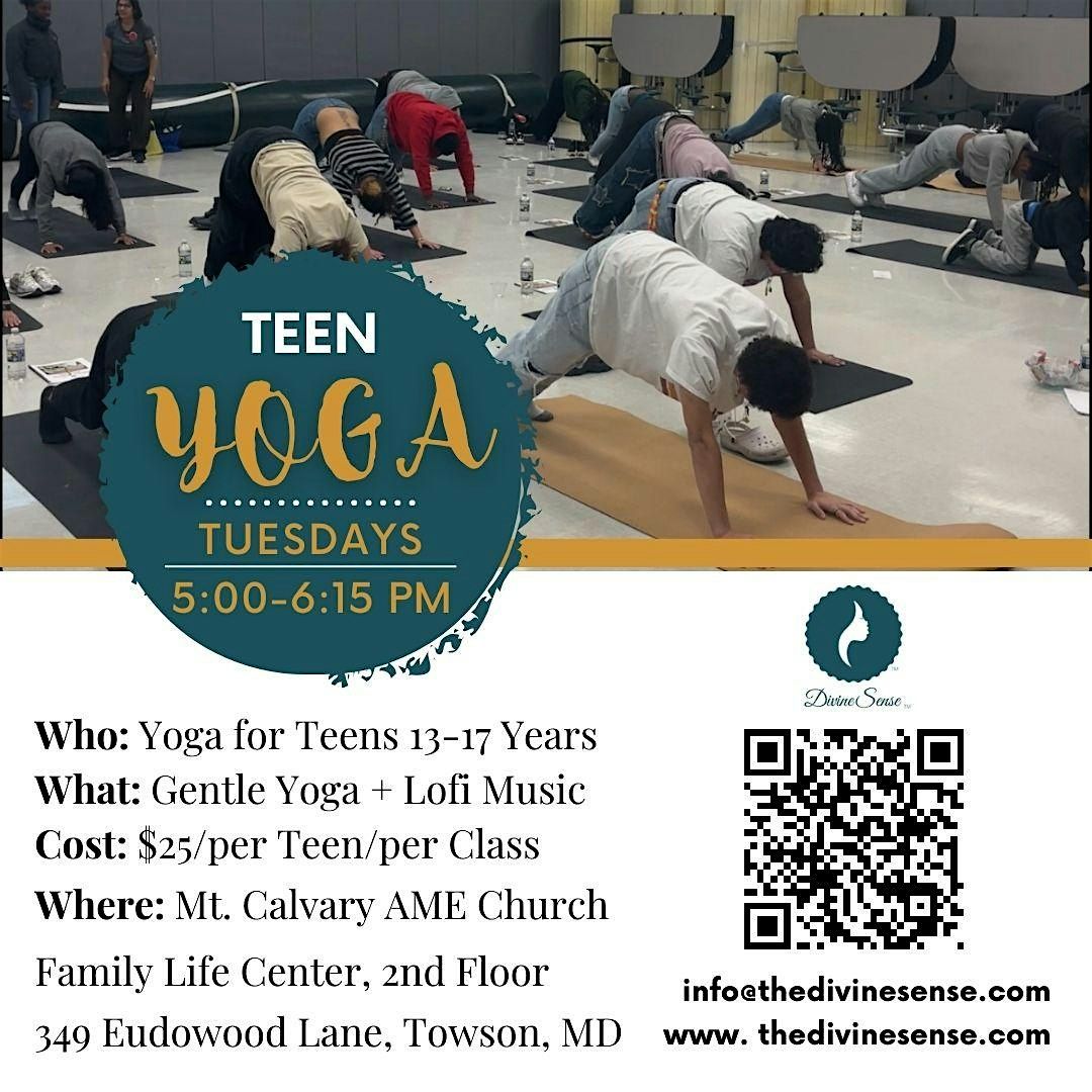 Teen Yoga Class - Spring Session