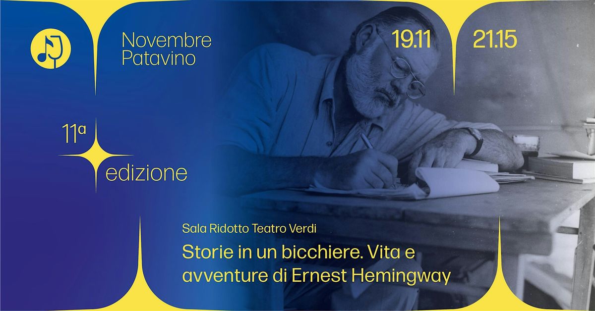 STORIE IN UN BICCHIERE. VITA E AVVENTURE DI ERNEST HEMINGWAY