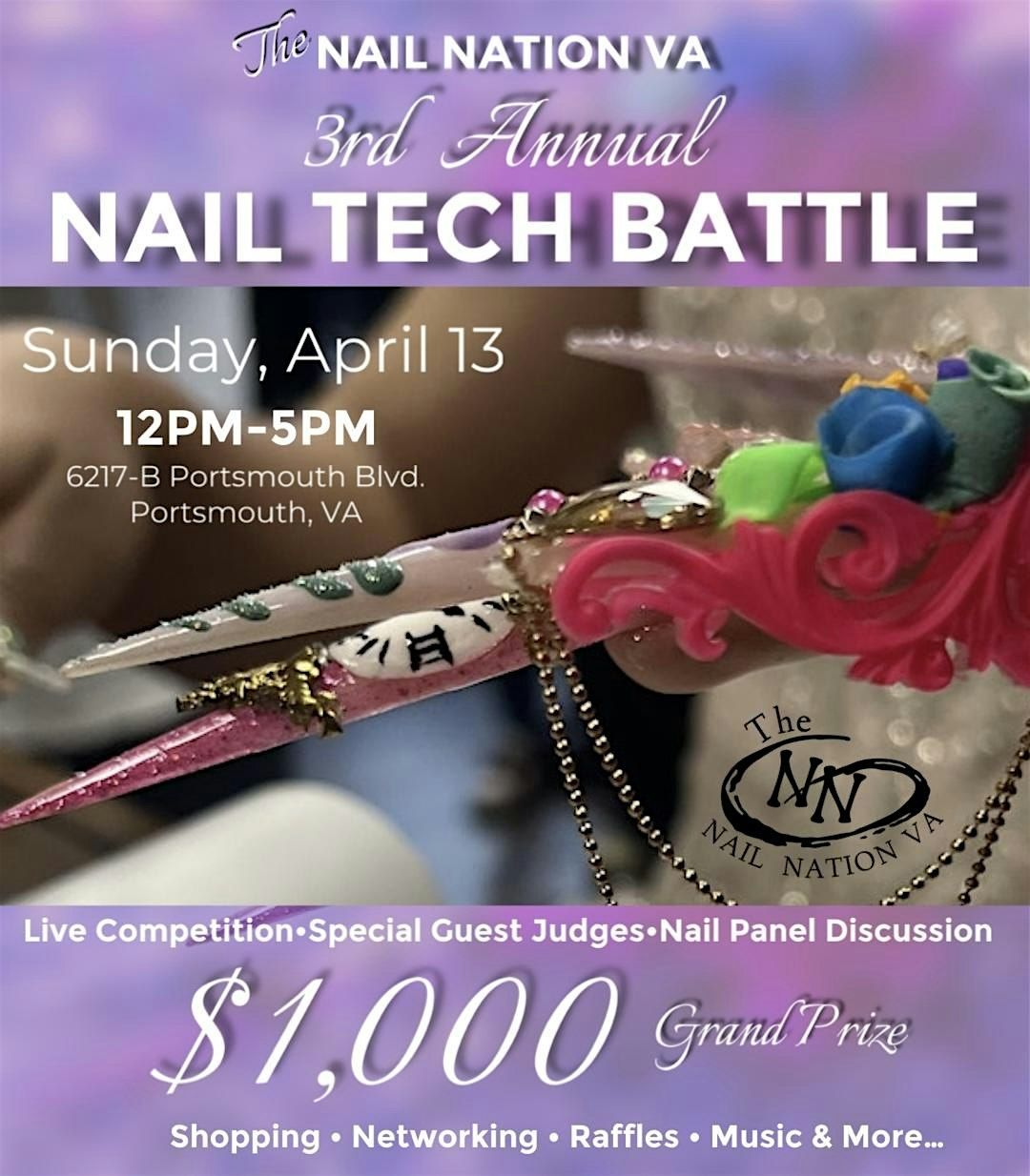 The Nail Nation VA \u201c3rd Annual\u201d Nail Tech. Battle