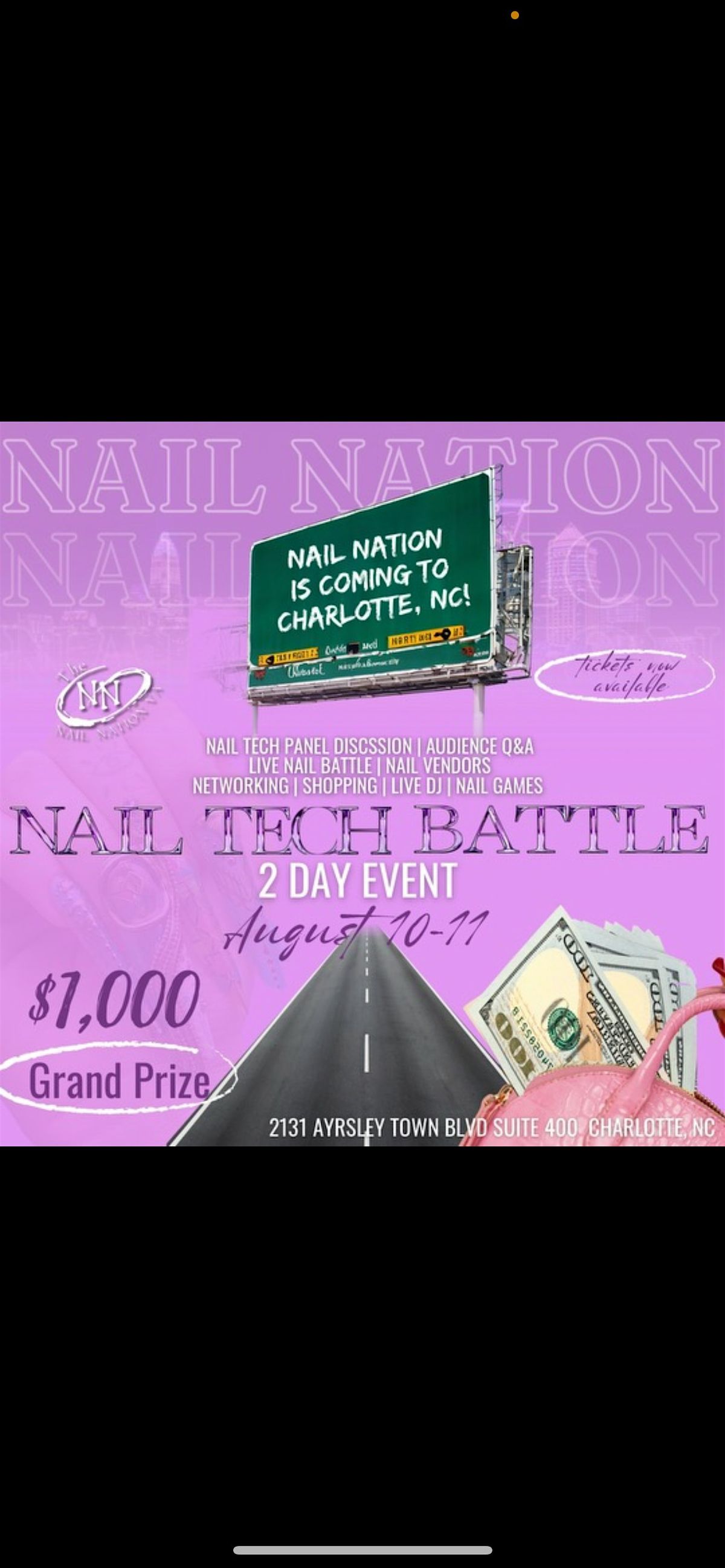 The Nail Nation Nail Tech. Battle, Charlotte, North Carolina