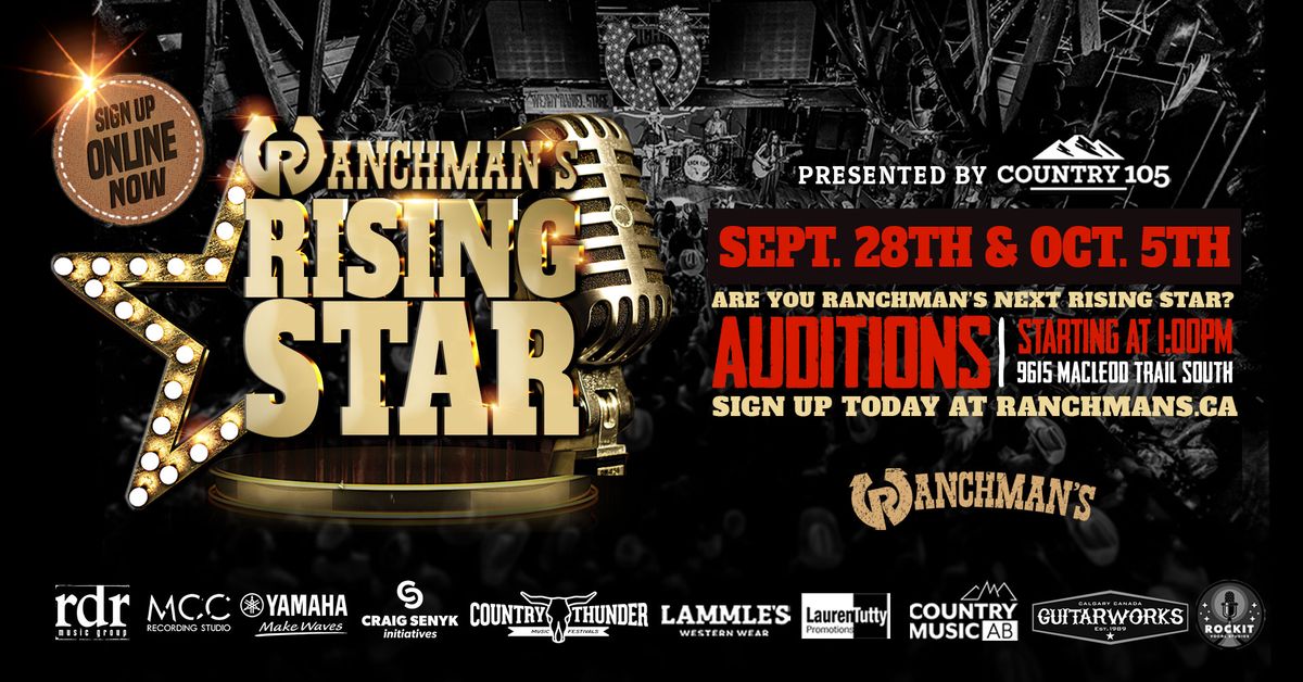 RANCHMANS RISING STAR AUDITIONS