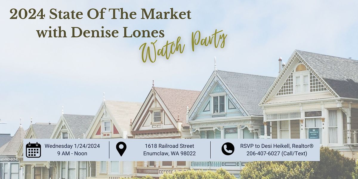 WATCH PARTY: 2024 State Of The Market | Denise Lones