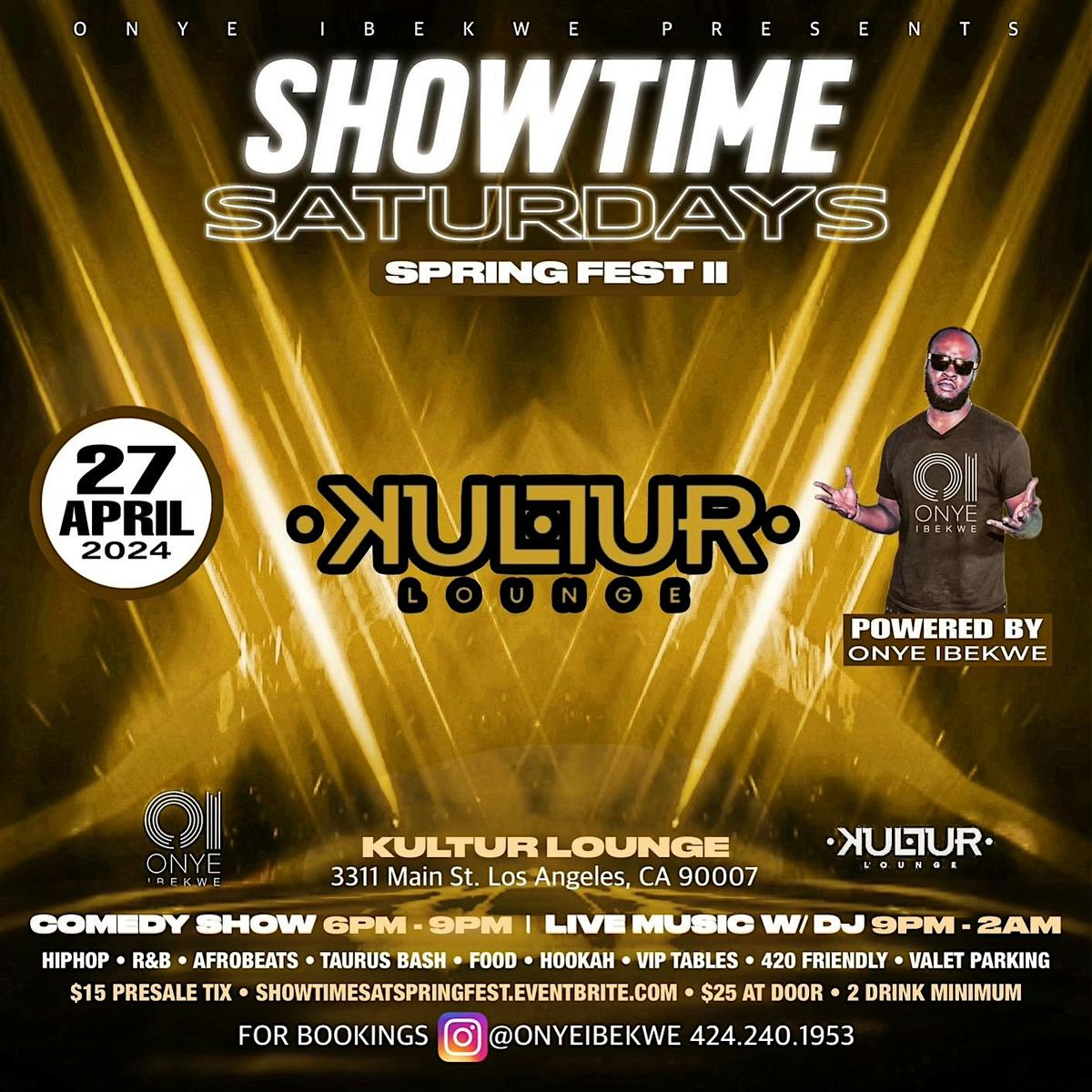 Showtime Saturdays Spring Fest II @ Kultur Lounge DTLA