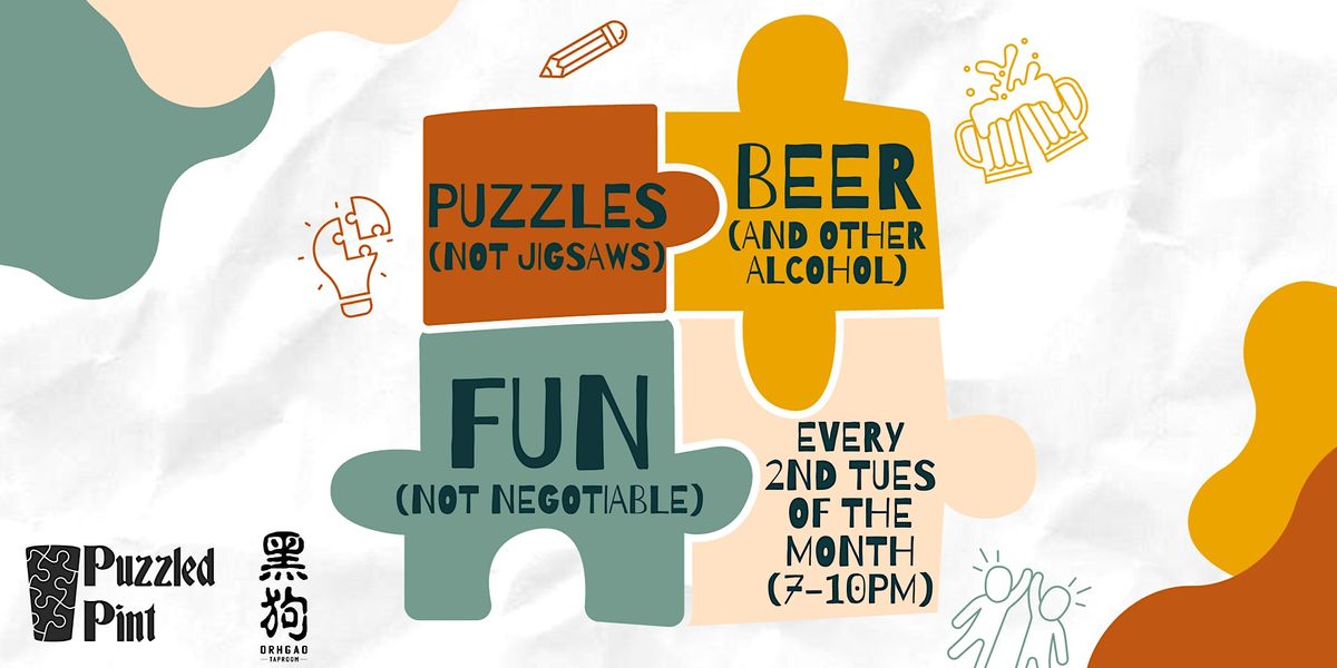 Puzzled Pint Singapore (Jan 2024) - A FREE Monthly Puzzle Event!