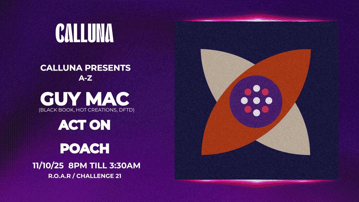 CALLUNA - Saturday 11th October FT GUY MAC