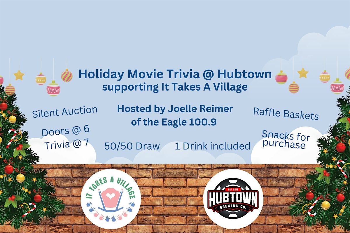 Holiday Movie Trivia Night In Support of  It Takes a Village Okotoks