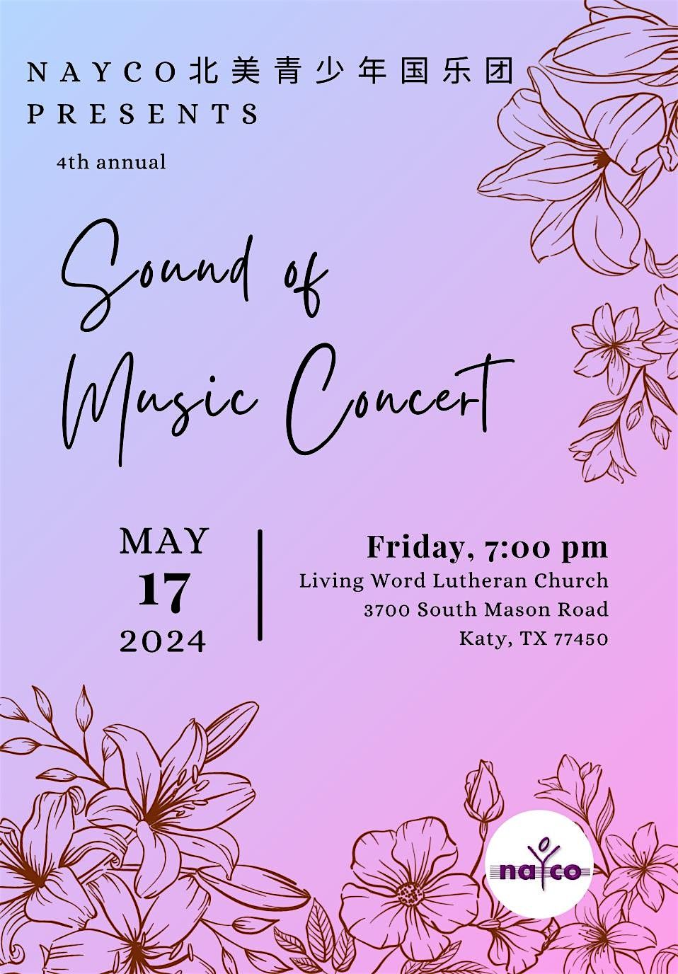 2024 NAYCO Sound of Music Concert