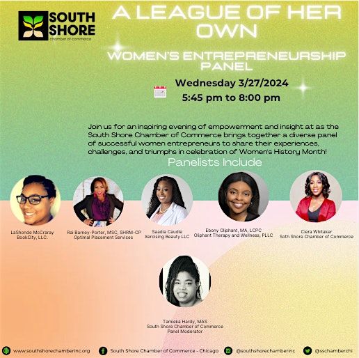A League of Her Own: Women's Entrepreneurship Panel Discussion