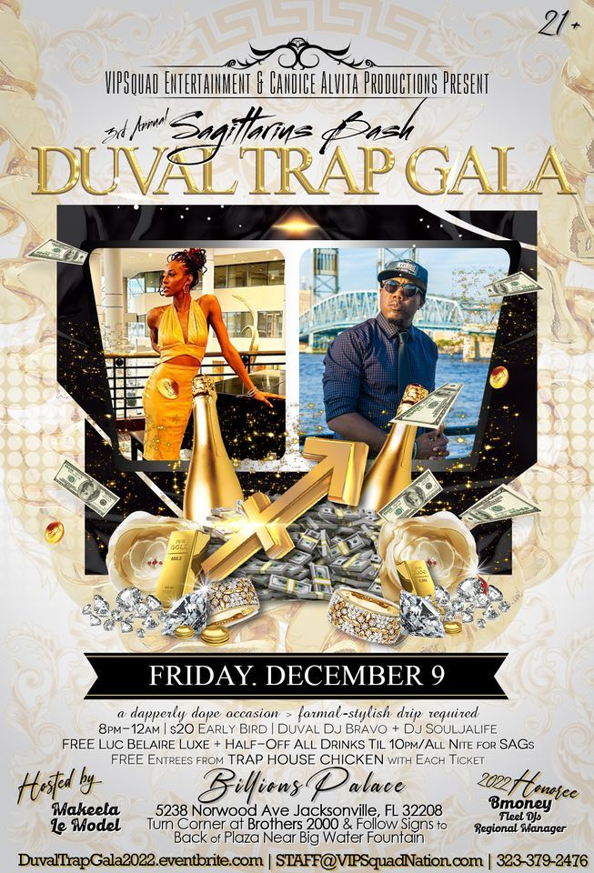 3rd Annual Duval Trap Gala: Sagittarius Bash 2022