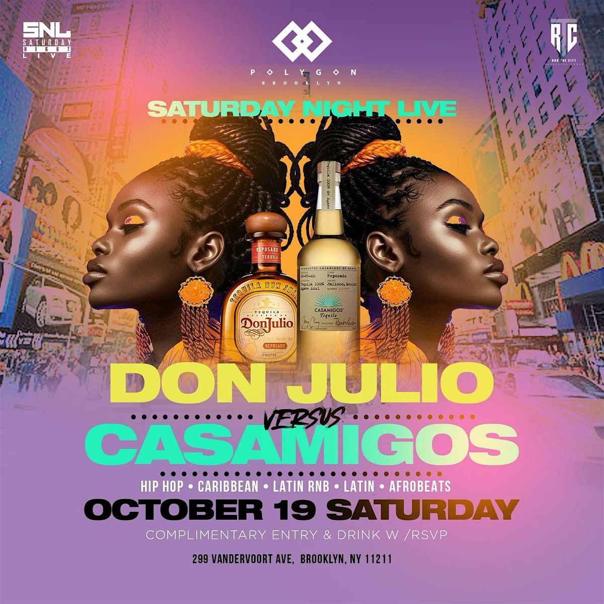 Saturday Night Live Presents Don Julio vs Casamigos at Polygon in Brooklyn