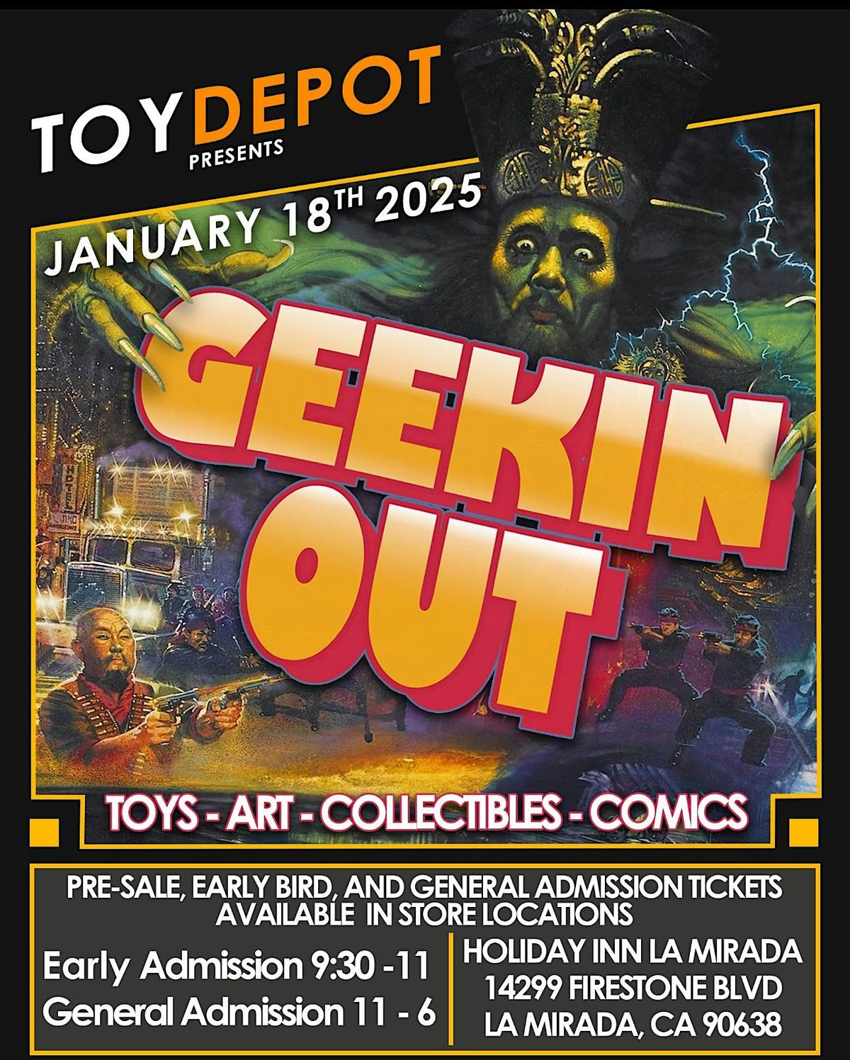 Toy Depot presents Geekin Out