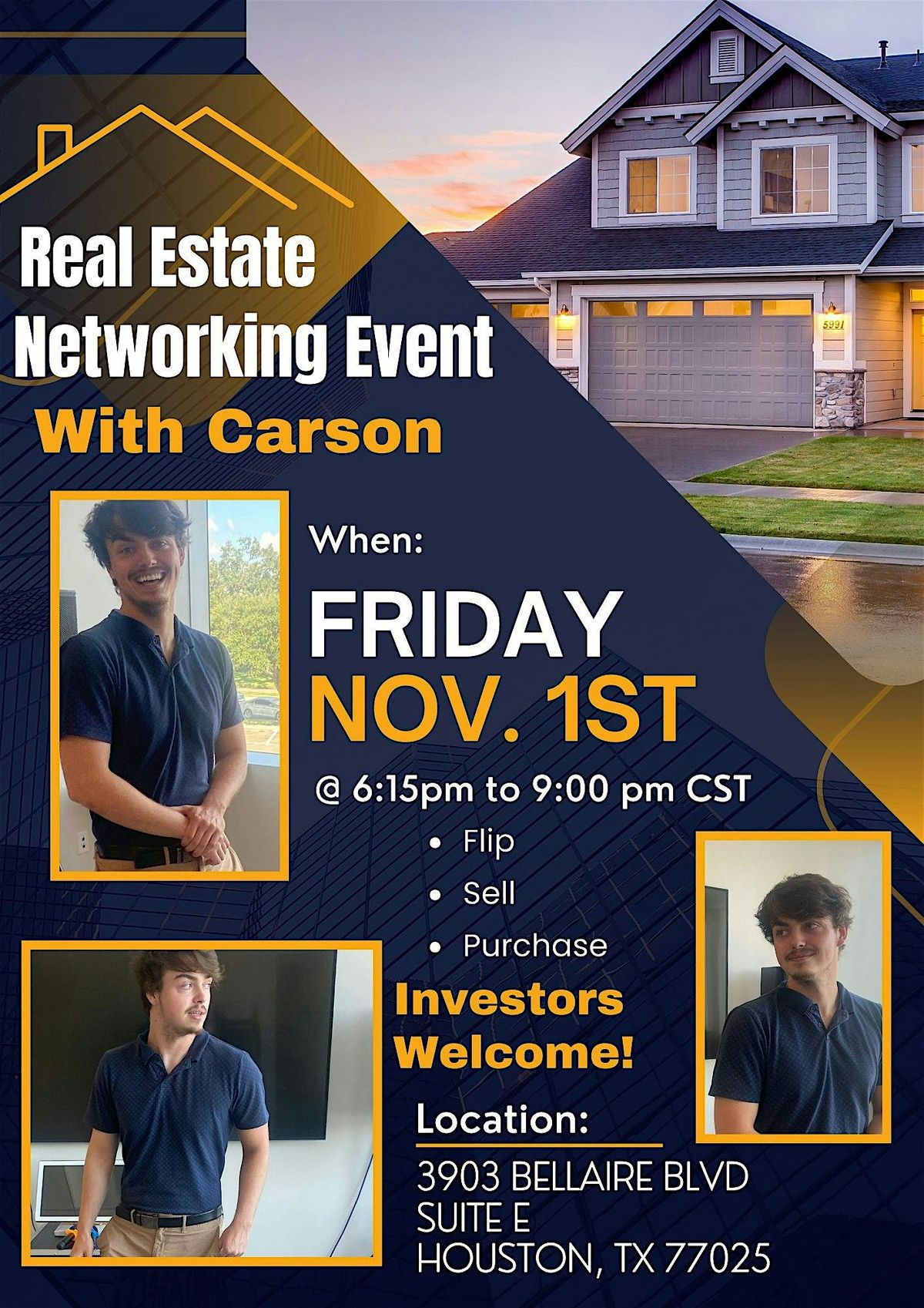 Real Estate Networking Event With Carson