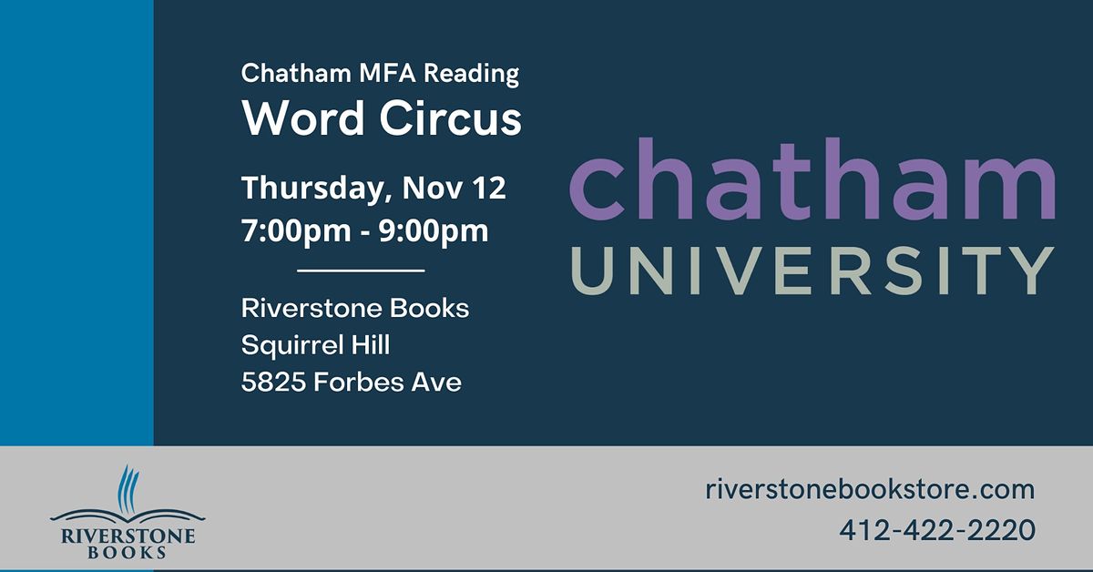 Word Circus - Chatham MFA student reading