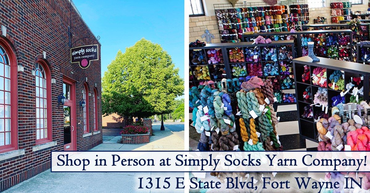 In Person Shoppin Days at Simply Socks Yarn Co