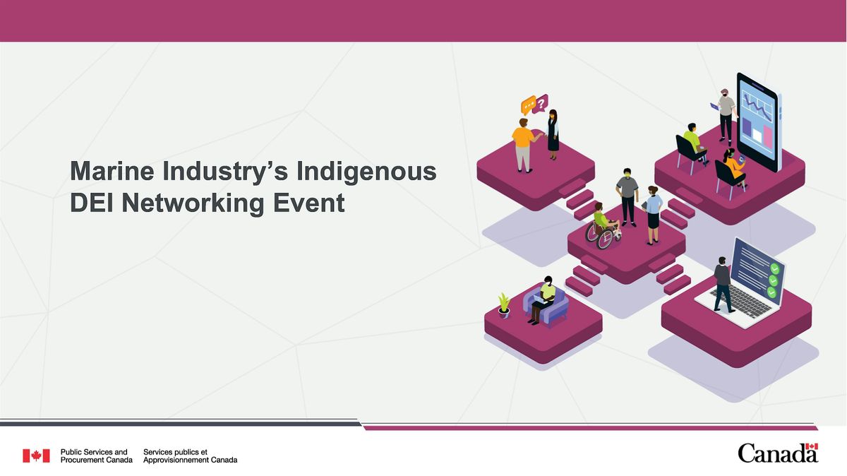 Marine Industry's Indigenous DEI Networking Event