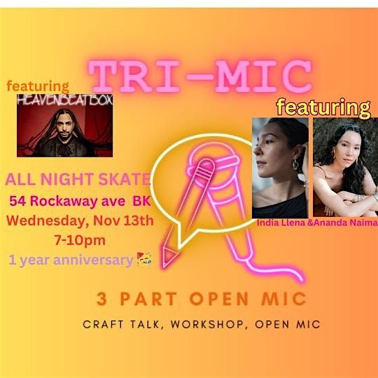 Tri-Mic Open Mic