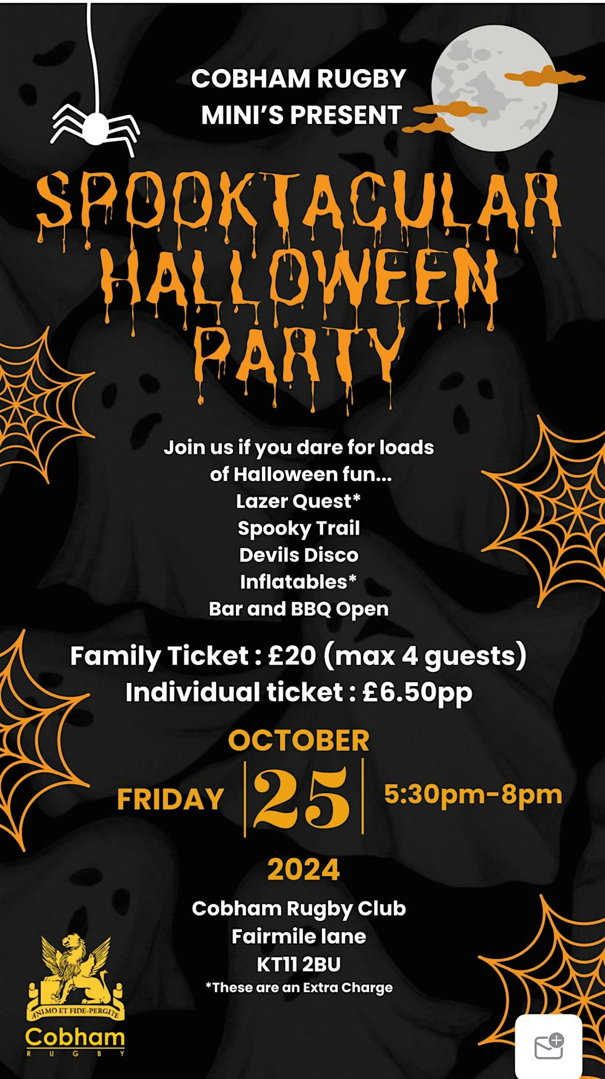 Cobham Rugby Halloween Spooktacular