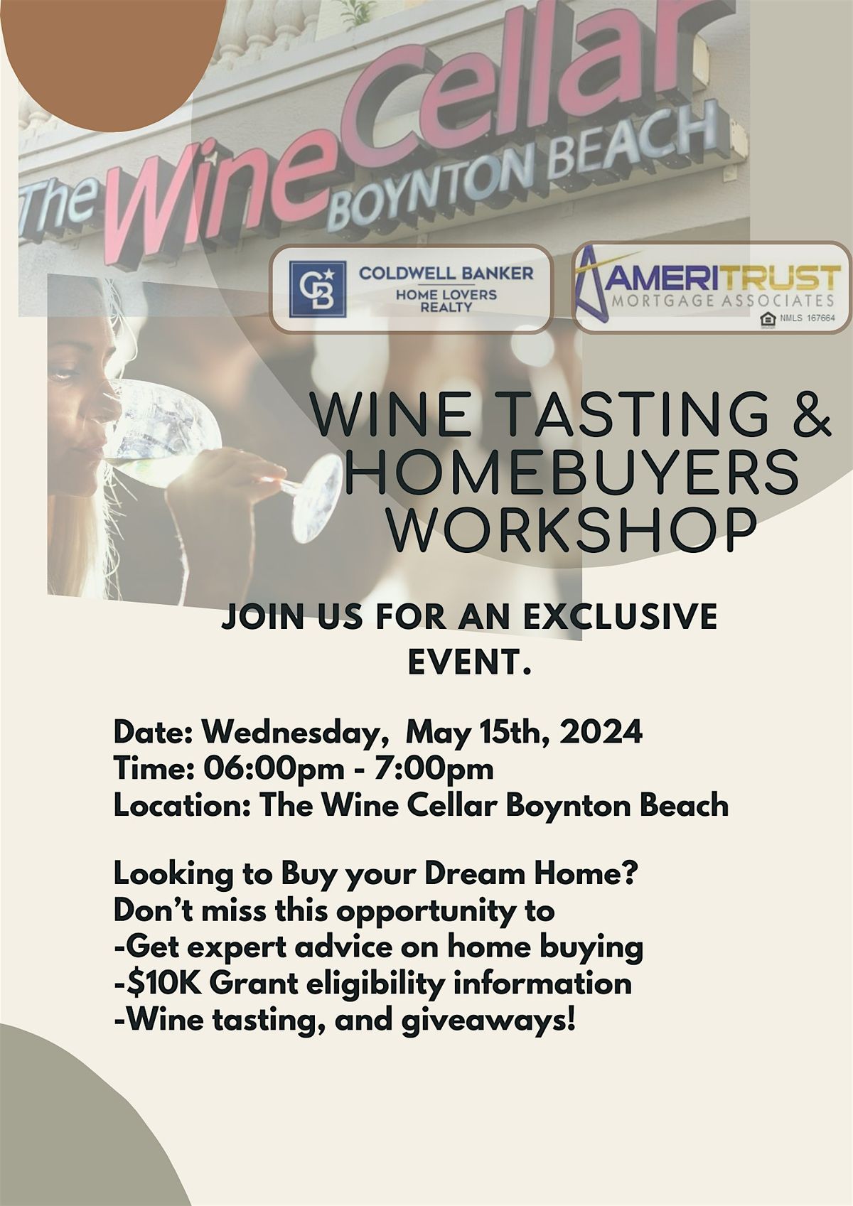 Wine Tasting & Homebuyers Workshop