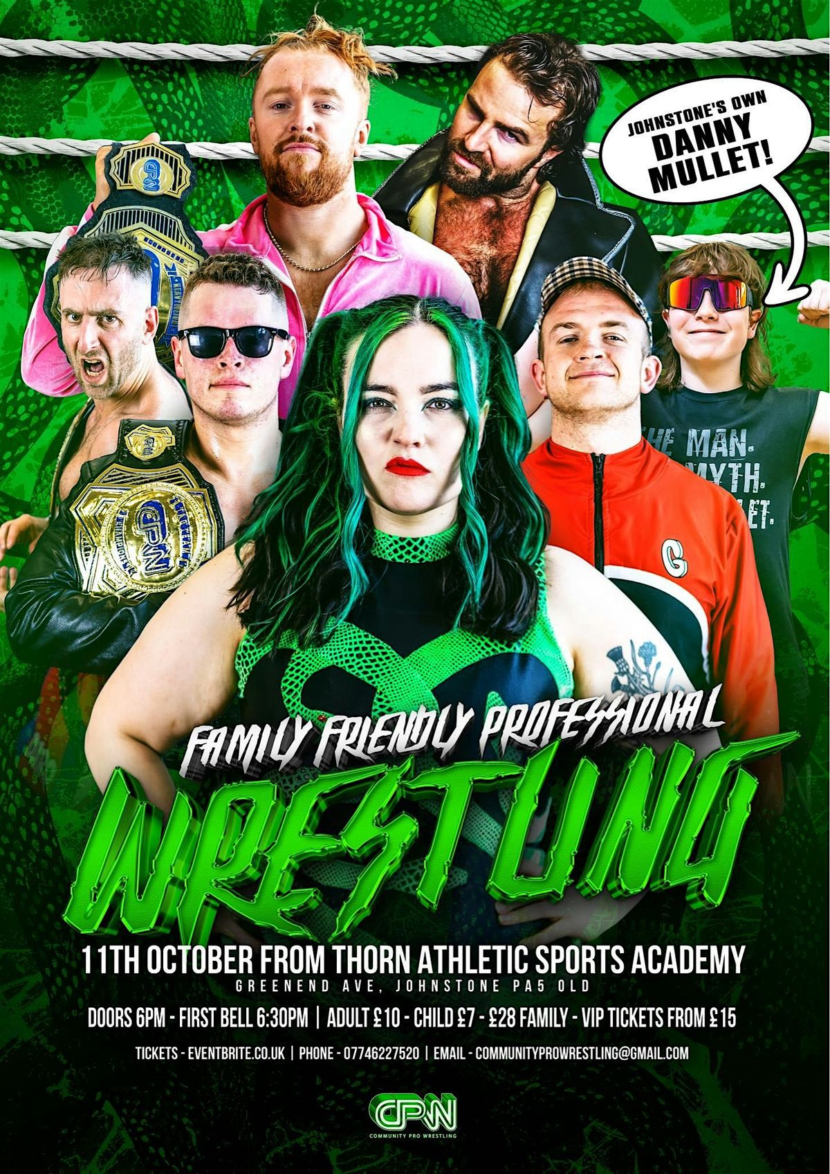 CPW returns to Johnstone 11th October