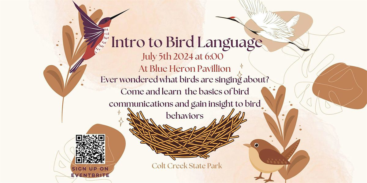 Intro to Bird Language