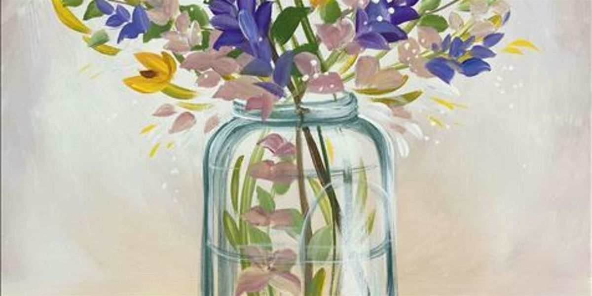 A Vase of Delightful Flowers - Paint and Sip by Classpop!\u2122